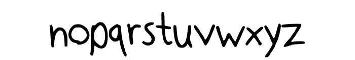 KidSans Font LOWERCASE