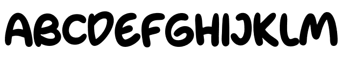 Kidmania Trial Regular Font UPPERCASE