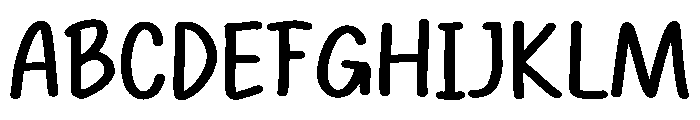 Kids Abah Funny Font UPPERCASE