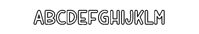 Kids Birthday Font UPPERCASE