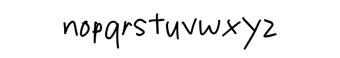 Kids Hand Font LOWERCASE