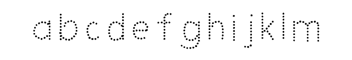 Kids Handwriting Tracin Regular FONT