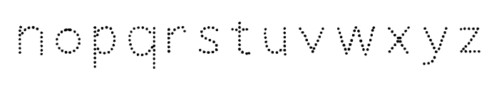 Kids Handwriting Tracin Regular Font LOWERCASE