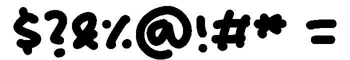 Kids Word Font OTHER CHARS