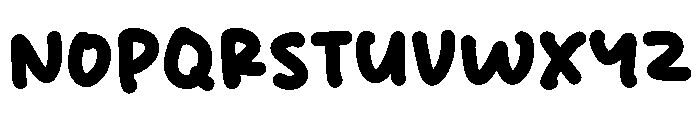 Kids Word Font UPPERCASE