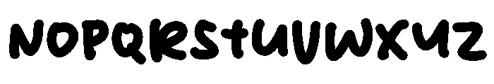 Kids Word Font LOWERCASE