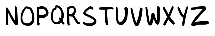Kidult Regular Font UPPERCASE