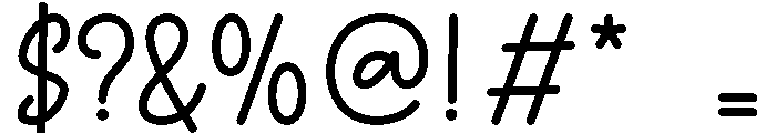 Kilamun Demo Regular Font OTHER CHARS