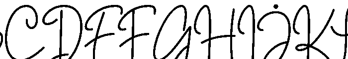 Kilamun Demo Regular Font UPPERCASE