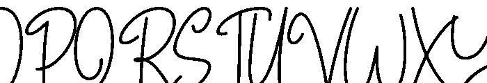 Kilamun Demo Regular Font UPPERCASE