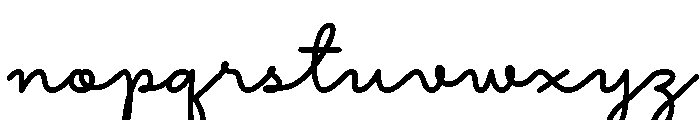 Kilamun Demo Regular Font LOWERCASE