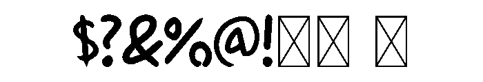 Kill Dill Font OTHER CHARS