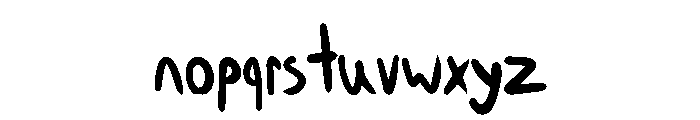 Kill Dill Font LOWERCASE
