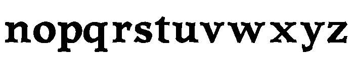 Killam Bold Font LOWERCASE