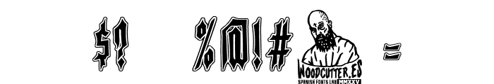Killer Knight Contour Font OTHER CHARS
