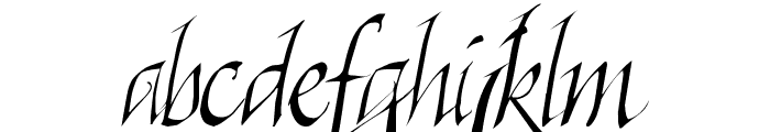 Killigraphy Font UPPERCASE