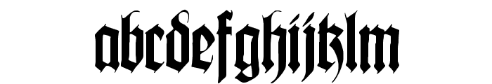 Killigrew Font LOWERCASE