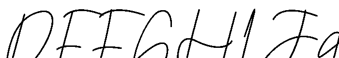Kimbella Signature Regular Font UPPERCASE