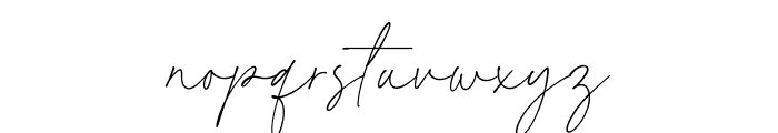 Kimberly Paradise Font LOWERCASE