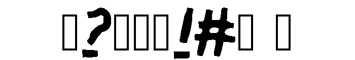 Kin Display Font OTHER CHARS