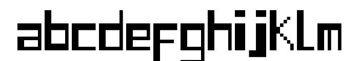 Kind of Bitmap Regular Font LOWERCASE