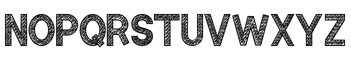 Kinder School Demo Sketch Font UPPERCASE