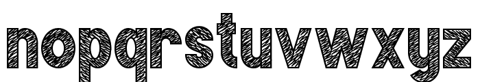 Kinder School Demo Sketch Font LOWERCASE
