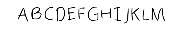 Kindergarten Regular Font UPPERCASE