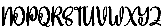 Kindery Font UPPERCASE