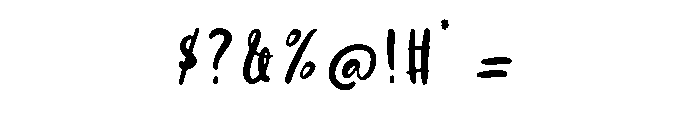 Kindly Reply Font OTHER CHARS