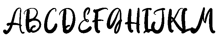 Kindly Reply Font UPPERCASE