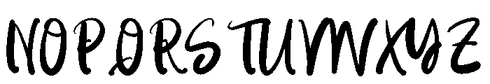 Kindly Reply Font UPPERCASE