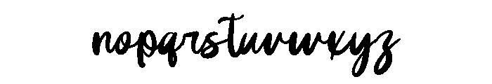 Kindly Reply Font LOWERCASE