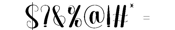Kindred Font OTHER CHARS