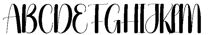 Kindred Font UPPERCASE