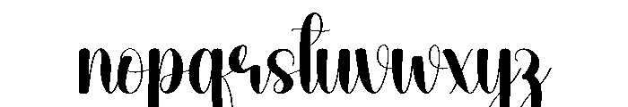 Kindred Font LOWERCASE