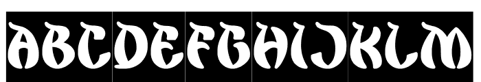 King Cobra-Inverse Font UPPERCASE