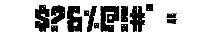 King Commando Condensed Font OTHER CHARS