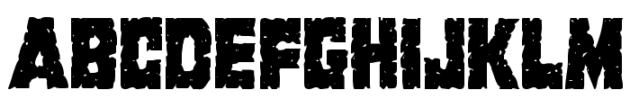 King Commando Condensed Font LOWERCASE