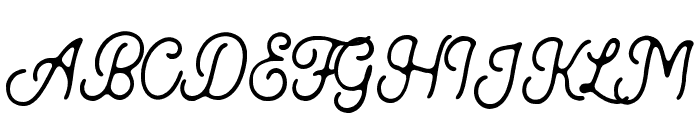 Kingbirds-Rough Font UPPERCASE