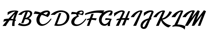 Kingfisher Font UPPERCASE