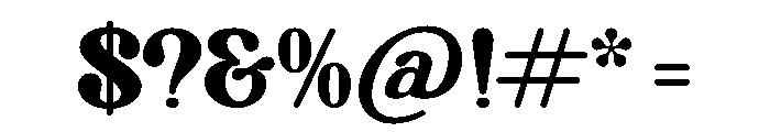 Kingly Queen Font OTHER CHARS