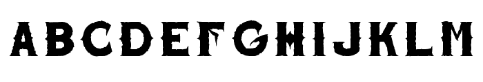 Kingman Regular Font UPPERCASE