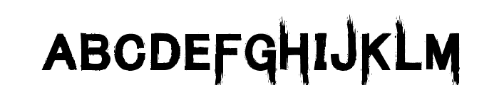 KingsButcher-Regular Font UPPERCASE