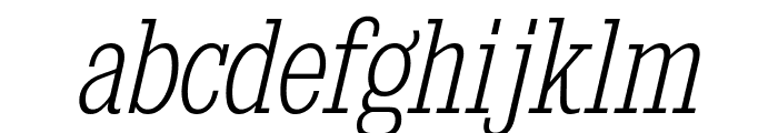 KingsbridgeCdEl-Italic Font LOWERCASE