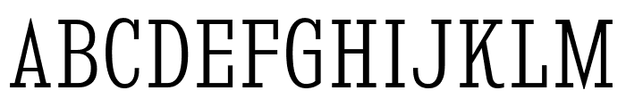 KingsbridgeCdLt-Regular Font UPPERCASE
