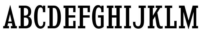 KingsbridgeCdRg-Regular Font UPPERCASE