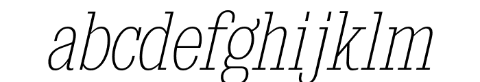 KingsbridgeCdUl-Italic Font LOWERCASE