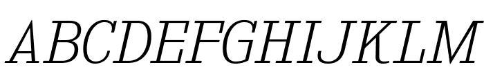 KingsbridgeExEl-Italic Font UPPERCASE