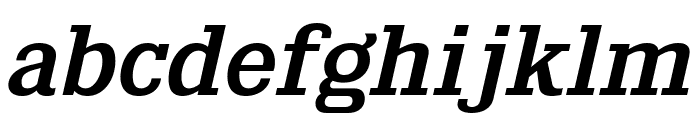 KingsbridgeExRg-Italic Font LOWERCASE
